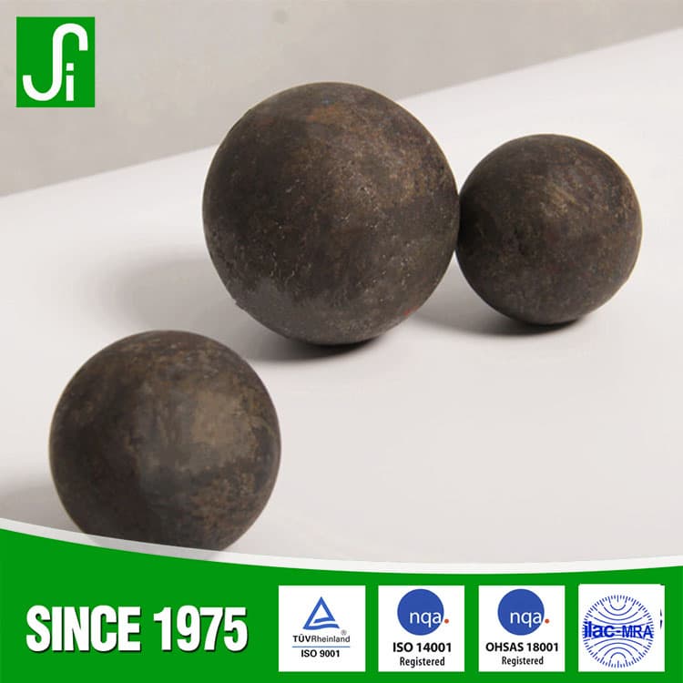 25_150mm casting and forged grinding media steel ball mill b